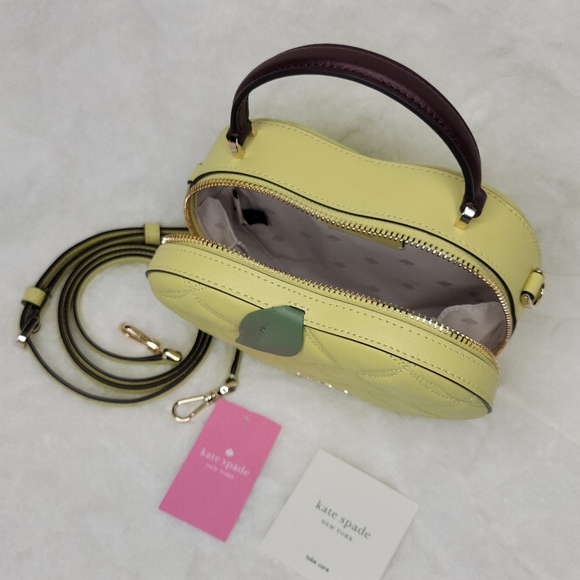 kate spade Bags Nwt Kate Spade Quilted Honeycrisp Green Apple Top Handle Satchel Crossbody